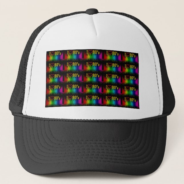 i love 80s trucker hat (Front)