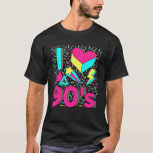 I Love 90s Costume Theme Party 90s Outfit Retro Pa T-Shirt