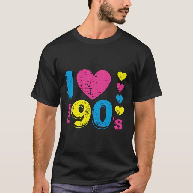 I Love 90'S Nineties Clothes For Women Mens Tee (Front)
