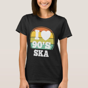 I Love 90s Ska Punk Rock Music 90's Party Concert T-Shirt