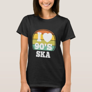 I Love 90s Ska Punk Rock Music 90's Party Concert T-Shirt