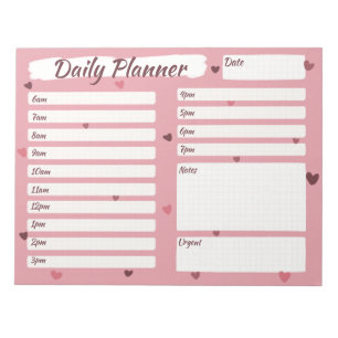I love a daily planner notepad