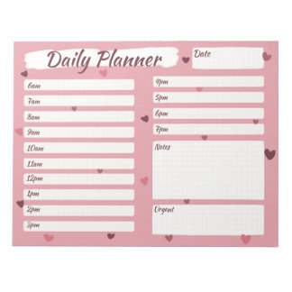 I love a daily planner notepad