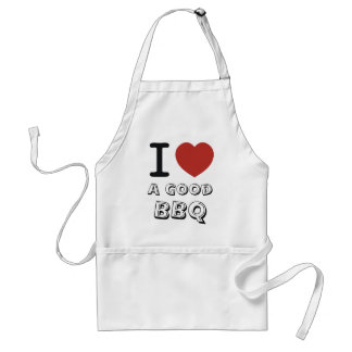 I LOVE a good bbq Standard Apron