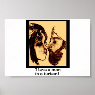I love a man in a turban POSTER!! Poster