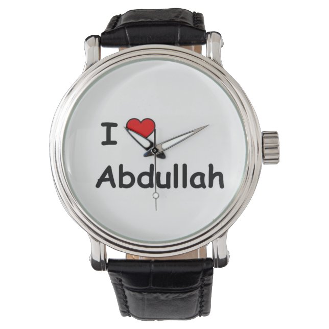 I Love Abdullah Watch (Front)