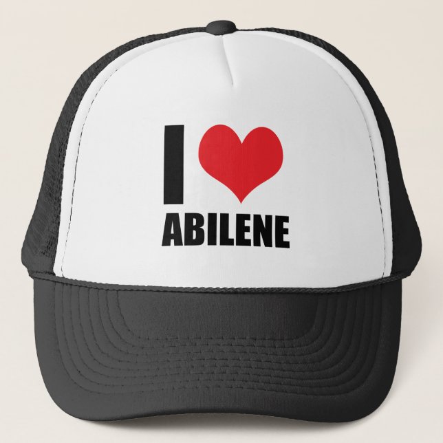 I love Abilene  Trucker Hat (Front)