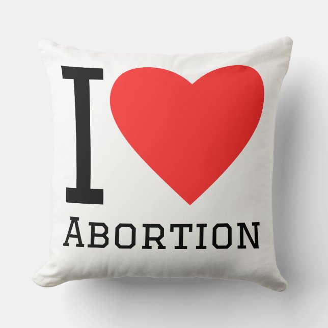 I love abortion cushion (Front)