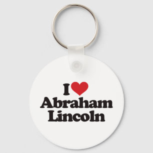 I Love Abraham Lincoln Key Ring