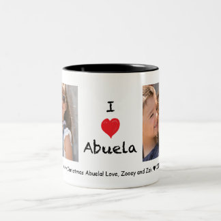 I love Abuela 2 Photo Customisable Mug