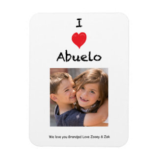 I Love Abuelo Photo Magnet Keepsake
