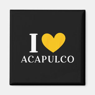 I Love Acapulco Mexico Vacation _1  Magnet