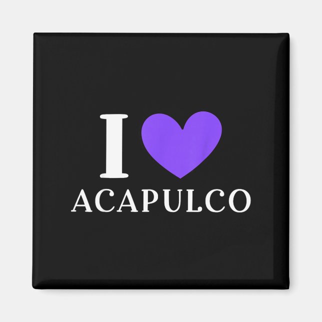 I Love Acapulco Mexico Vacation _2  Magnet (Front)
