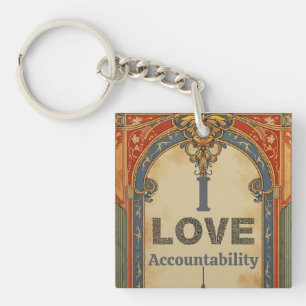 I Love Accountability Keychain