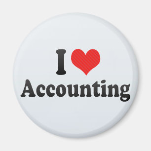 I Love Accounting Magnet