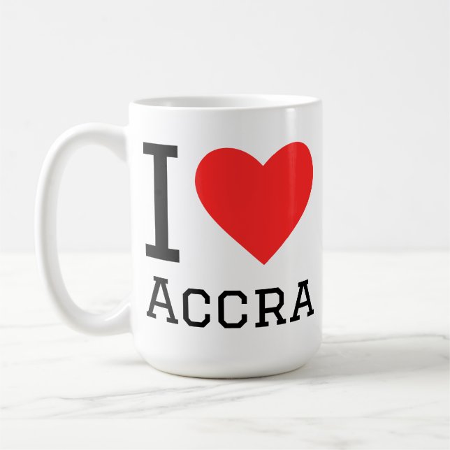 I love Accra  Coffee Mug (Left)