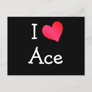 I Love Ace Postcard