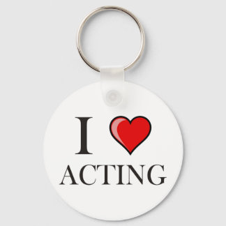 I love Acting Key Ring