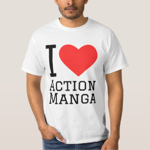 I love action manga  T-Shirt