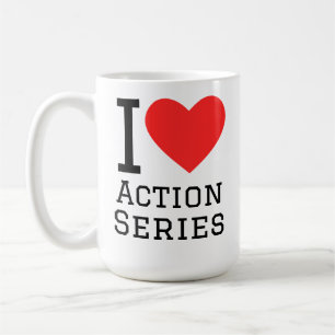 I love action series coffee mug