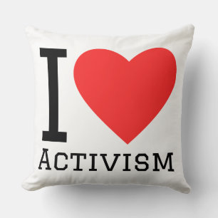 I love activism cushion