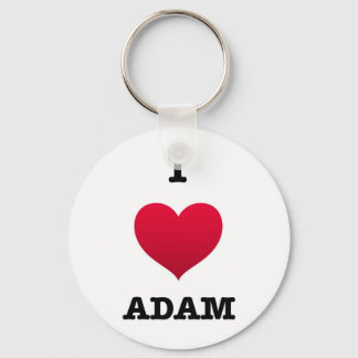 I Love Adam Key Ring