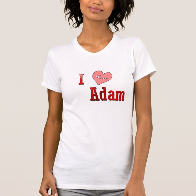 I Love Adam T-Shirt (Front)