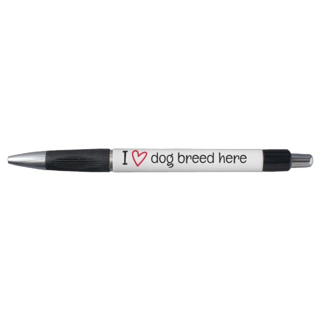 I Love Add Your Favorite Dog Breed Personalized (Front)
