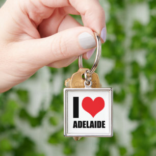I love Adelaide Key Ring