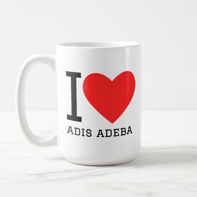 I love adis adeba coffee mug (Left)