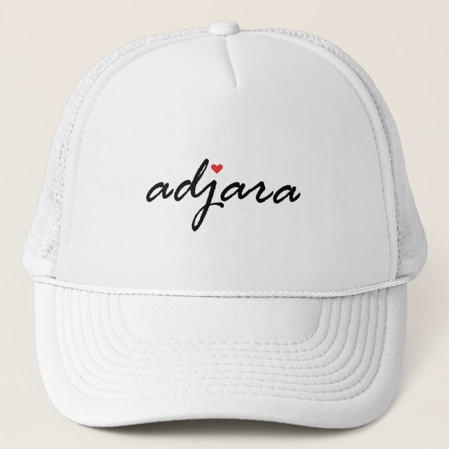 I love Adjara Georgia Trucker Hat (Front)