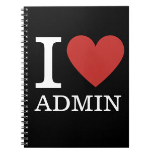 I ❤️ Love Admin - Admin Dept. NOTEBOOK