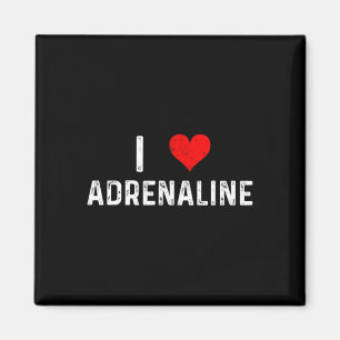 I Love Adrenaline Heart Surfing Sky Diving Skiing Magnet