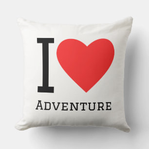 I love adventure cushion