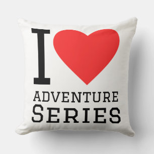 I love adventure series cushion