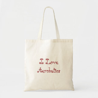 I Love Aerobatics Tote Bag