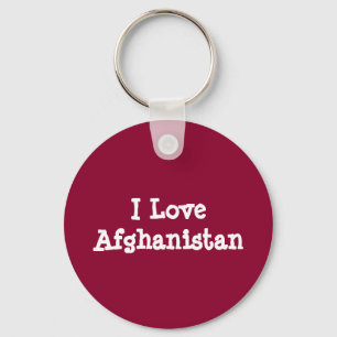 I Love Afghanistan Key Ring