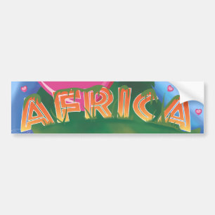 I Love Africa Bumper Sticker