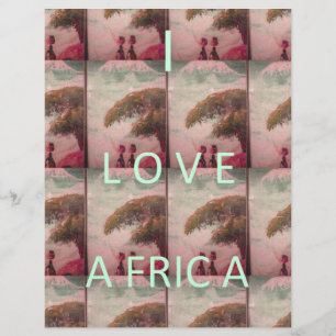 I Love Africa Hakuna Matata Kilimanjaro Mountain A