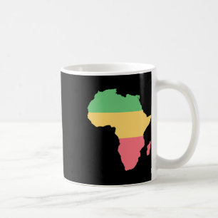 I Love Africa Rosta Coloured Continent Coffee Mug