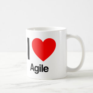 i love agile coffee mug