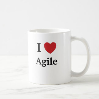 I Love Agile Heart Me Mug Project Manager Quote