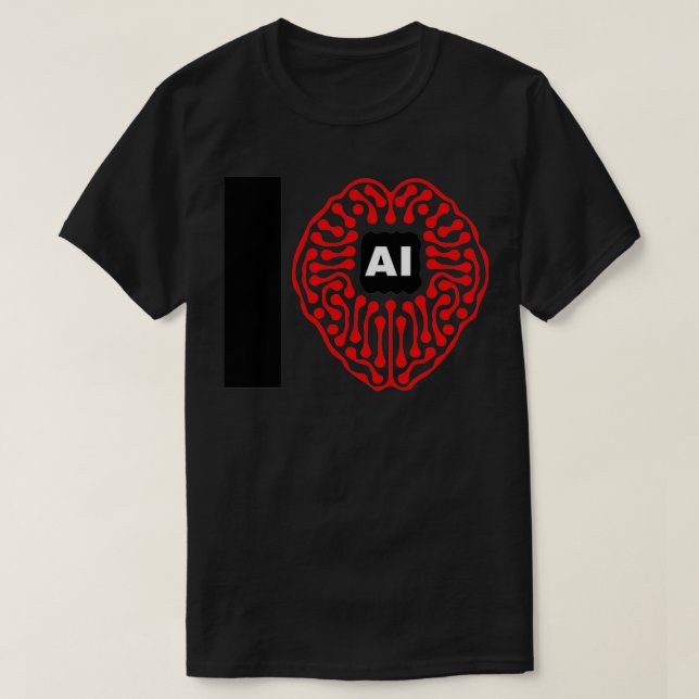 I love ai 7 T-Shirt (Design Front)