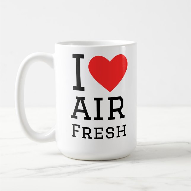 I love air fresh  coffee mug (Left)