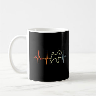 I Love Airedale Terrier Waterside Bingley  Coffee Mug