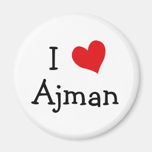 I Love Ajman Magnet