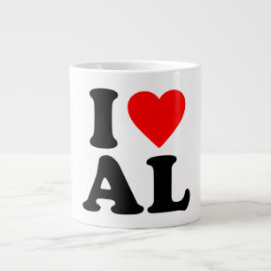 I LOVE AL LARGE COFFEE MUG