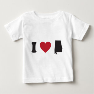 I love Alabama Baby T-Shirt