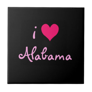 I Love Alabama Tile