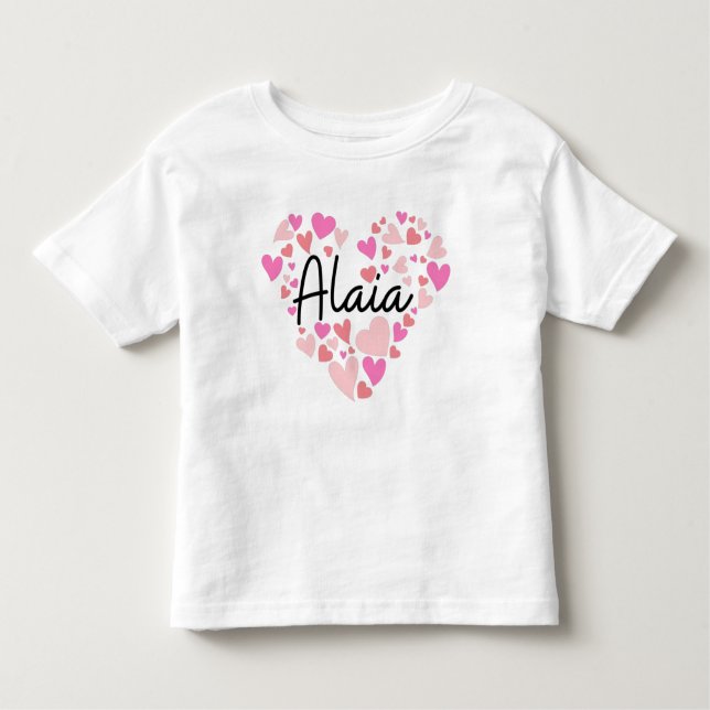 I love Alaia - hearts for Alaia Toddler T-Shirt (Front)